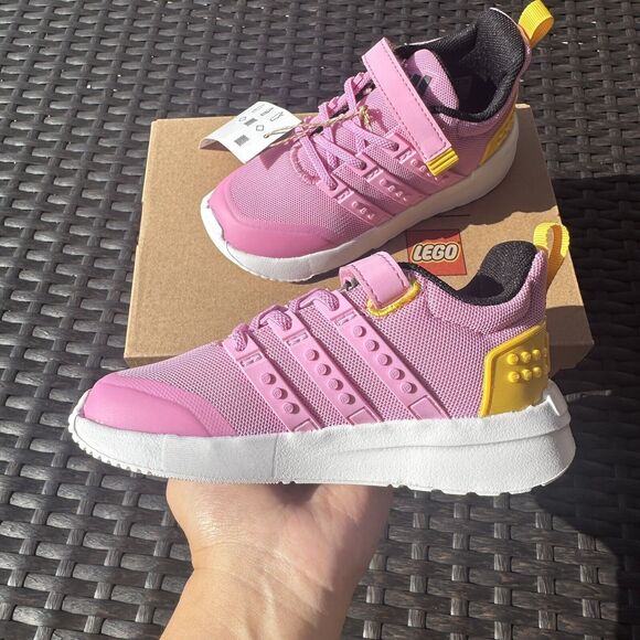 Adidas x LEGO Racer TR21 Elastic Laces and Top Strap Kid's Shoes ID7367 - Picture 11 of 16